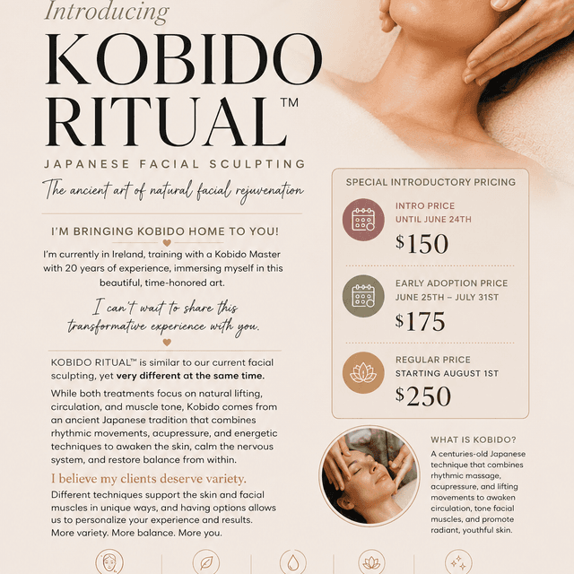Kobido Ritual Introductory Special at Hamilton Day Spa in Richland, WA